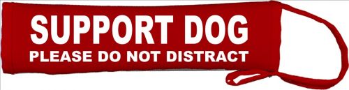 Support Dog Please Do Not Distract Lead Slip Cover